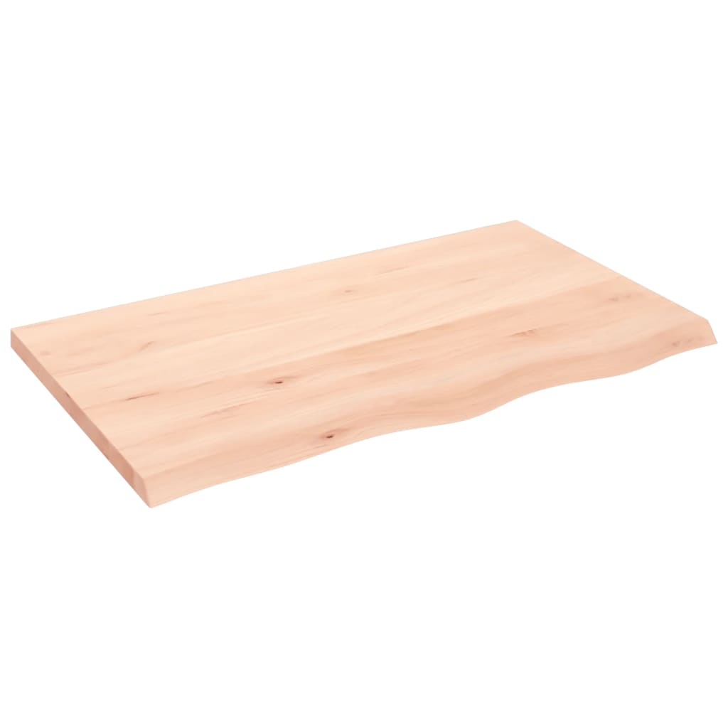 Étagère murale 100x60x(2-4) cm bois de chêne massif non traité - XIOS