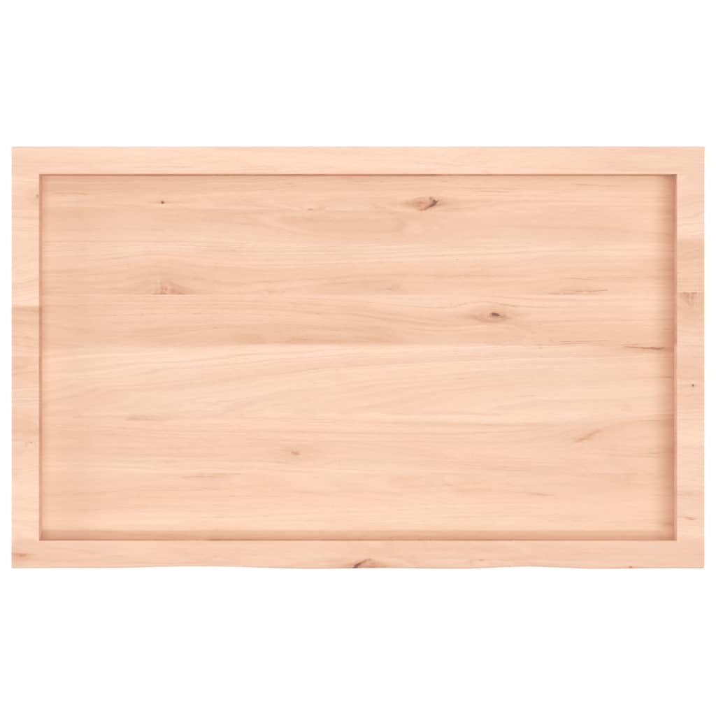 Étagère murale 100x60x(2-4) cm bois de chêne massif non traité - XIOS