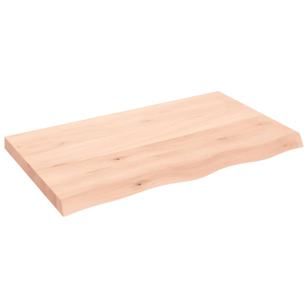 Étagère murale 100x60x(2-6) cm bois de chêne massif non traité - XIOS