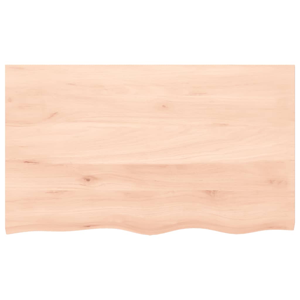 Étagère murale 100x60x(2-6) cm bois de chêne massif non traité - XIOS