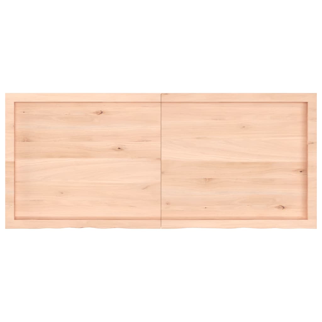 Étagère murale 140x60x(2-6) cm bois de chêne massif non traité - XIOS