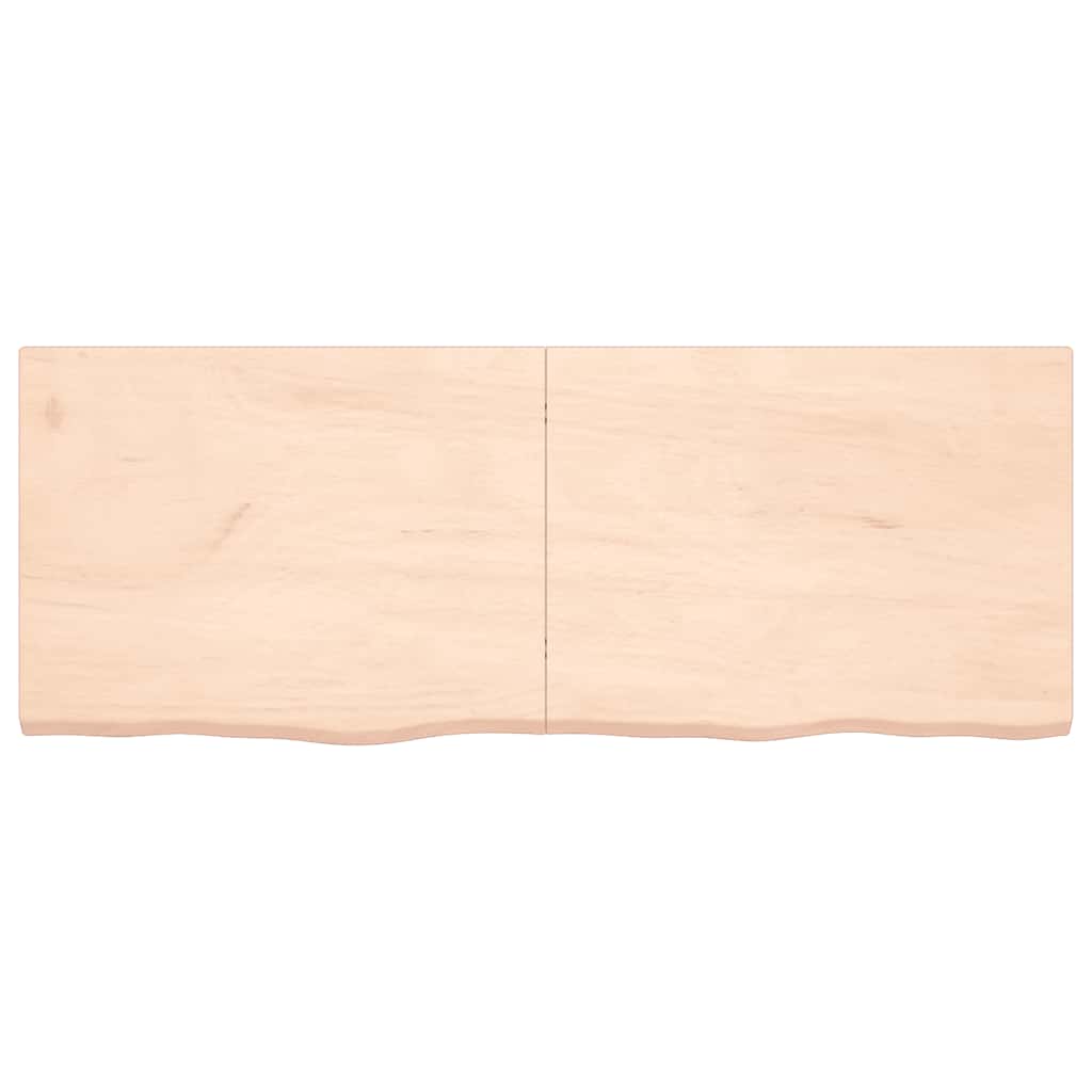 Étagère murale 160x60x(2-4) cm bois de chêne massif non traité - XIOS
