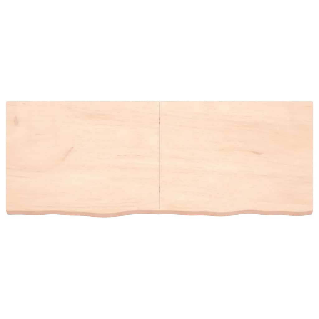 Étagère murale 160x60x(2-6) cm bois de chêne massif non traité - XIOS
