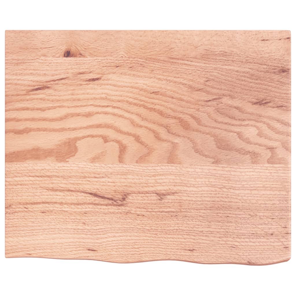 Étagère murale marron clair bois chêne massif traité - XIOS