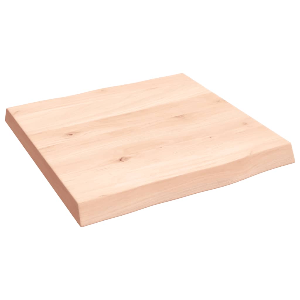 Dessus de table bois massif non traité bordure assortie Plateaux de table vidaXL