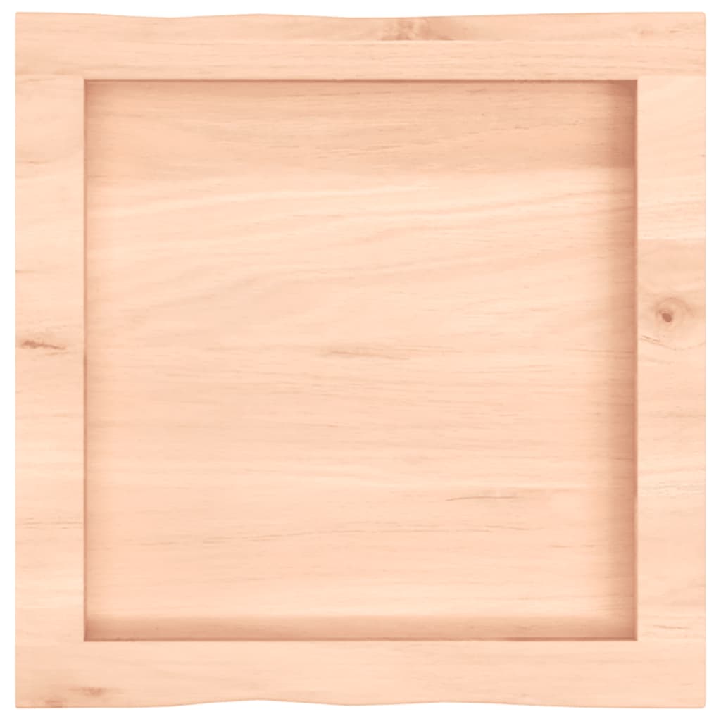 Dessus de table bois massif non traité bordure assortie Plateaux de table vidaXL