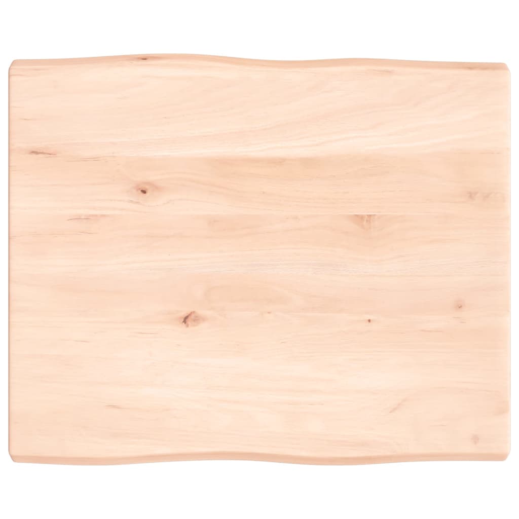 Dessus de table bois massif non traité bordure assortie - XIOS