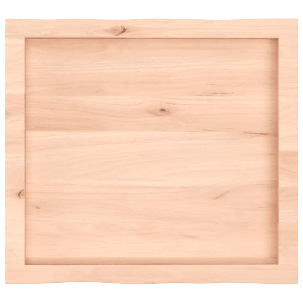 Dessus de table bois massif non traité bordure assortie - XIOS