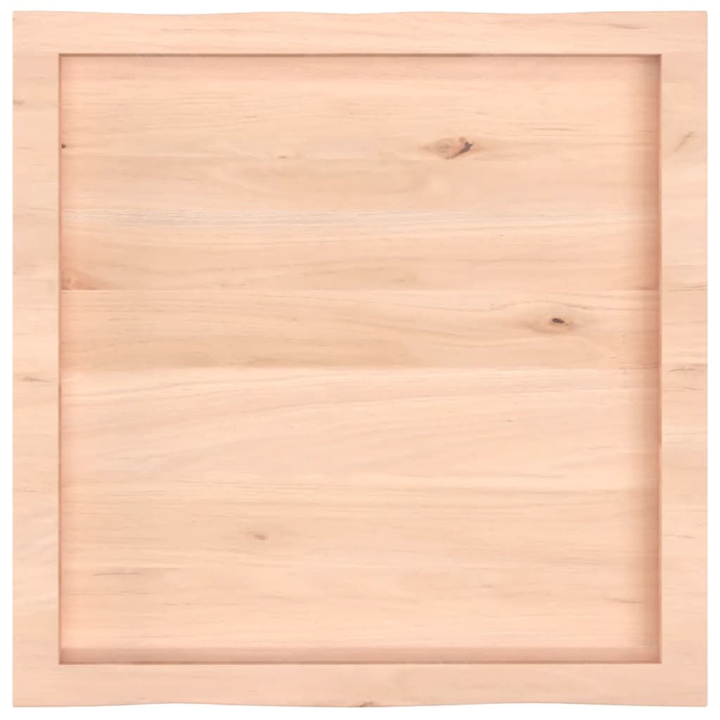 Dessus de table bois massif non traité bordure assortie - XIOS