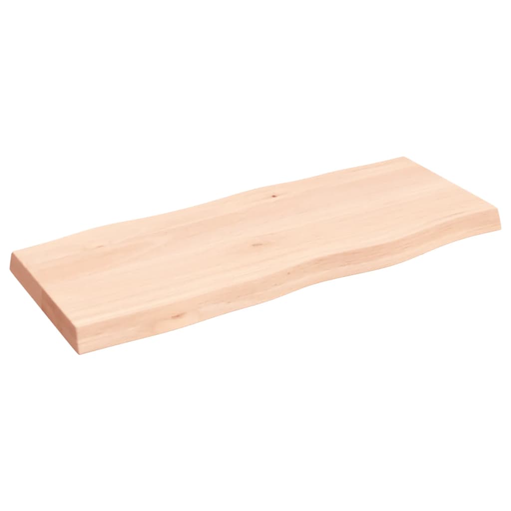 Dessus de table bois massif non traité bordure assortie Plateaux de table vidaXL