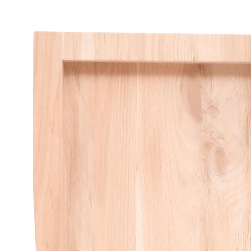 Dessus de table bois massif non traité bordure assortie - XIOS