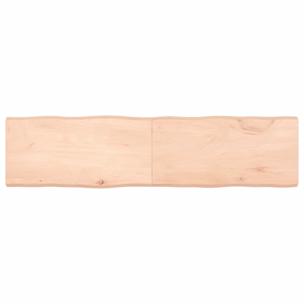 Dessus de table bois massif non traité bordure assortie Plateaux de table vidaXL
