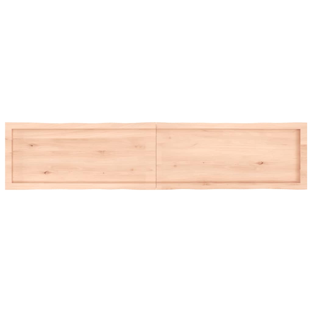 Dessus de table bois massif non traité bordure assortie Plateaux de table vidaXL