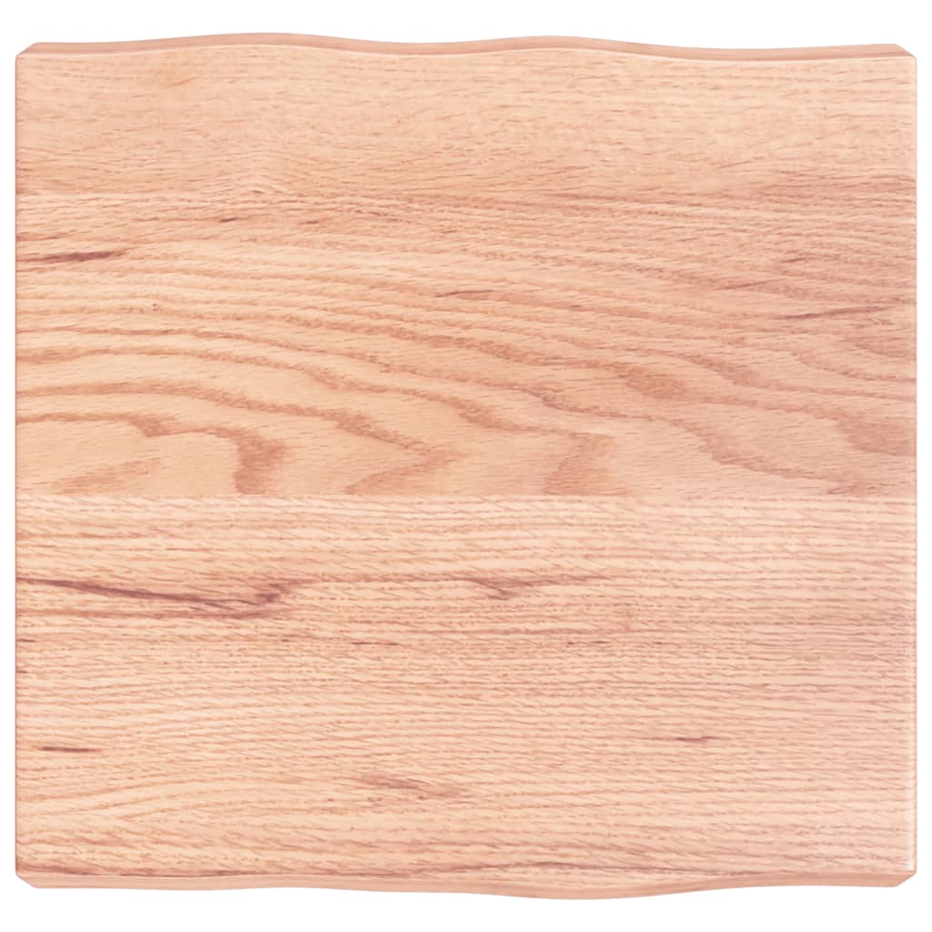 Dessus de table bois massif traité bordure assortie Plateaux de table vidaXL