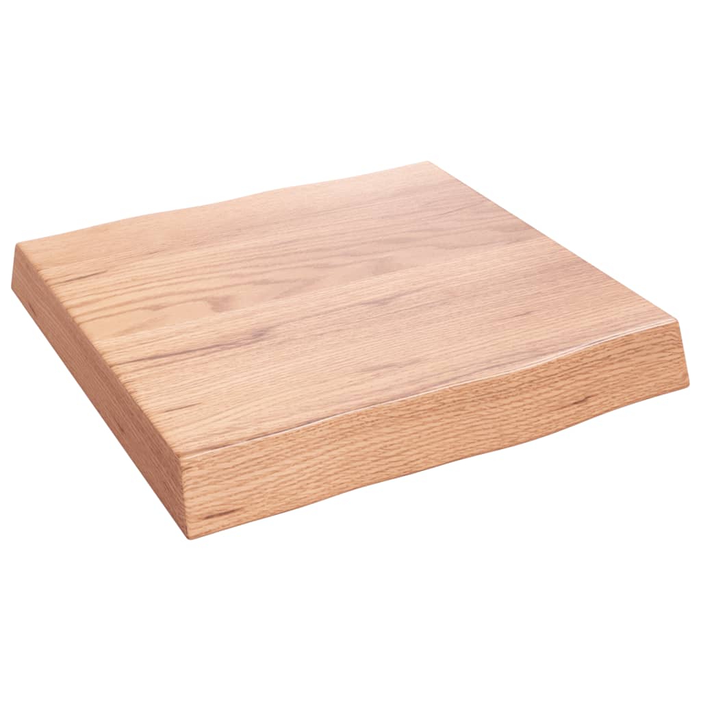 Dessus de table bois massif traité bordure assortie Plateaux de table vidaXL