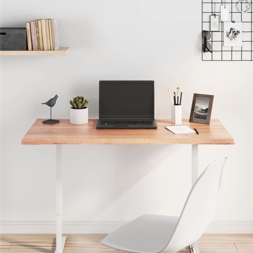 Dessus de table bois chêne massif traité bordure assortie - XIOS