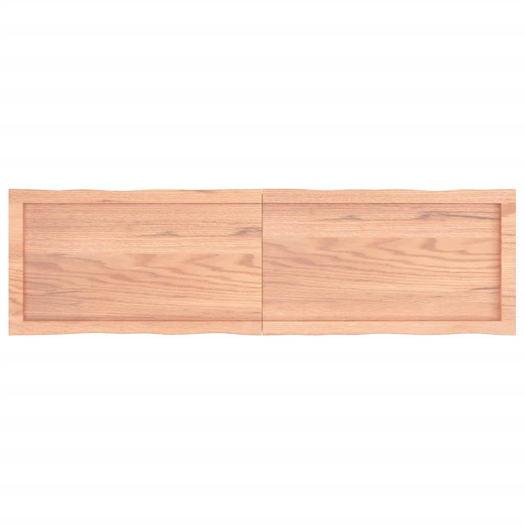 Dessus de table bois massif traité bordure assortie Plateaux de table vidaXL
