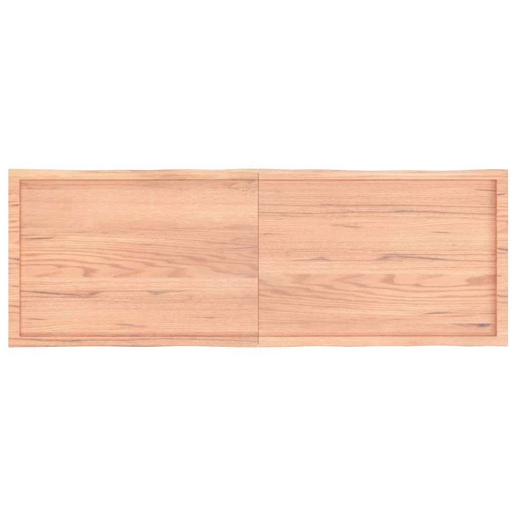 Dessus de table bois massif traité bordure assortie Plateaux de table vidaXL