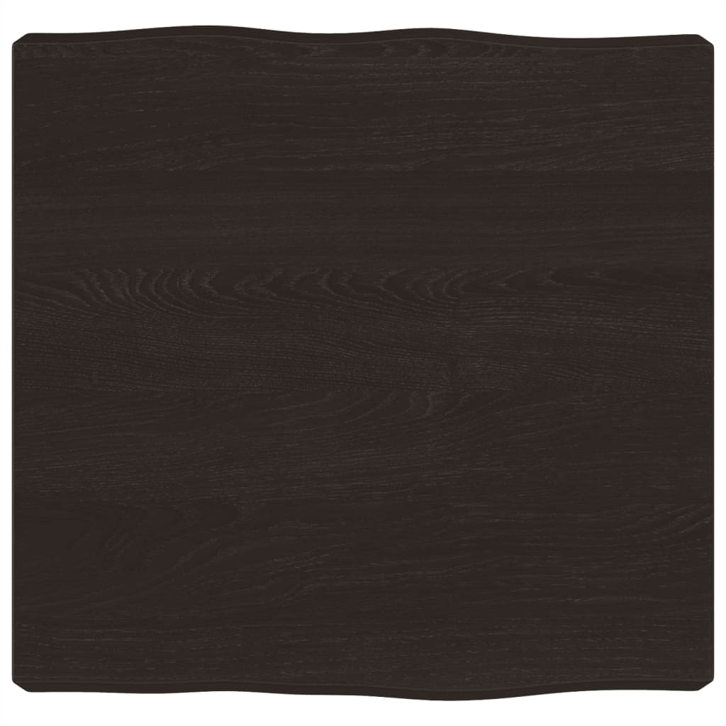 Dessus de table bois massif traité bordure assortie Plateaux de table vidaXL
