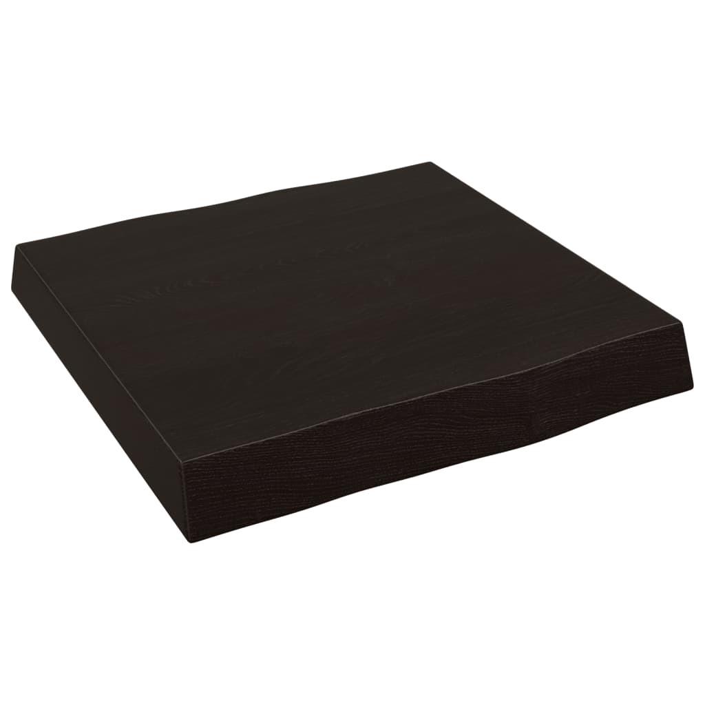 Dessus de table bois massif traité bordure assortie Plateaux de table vidaXL