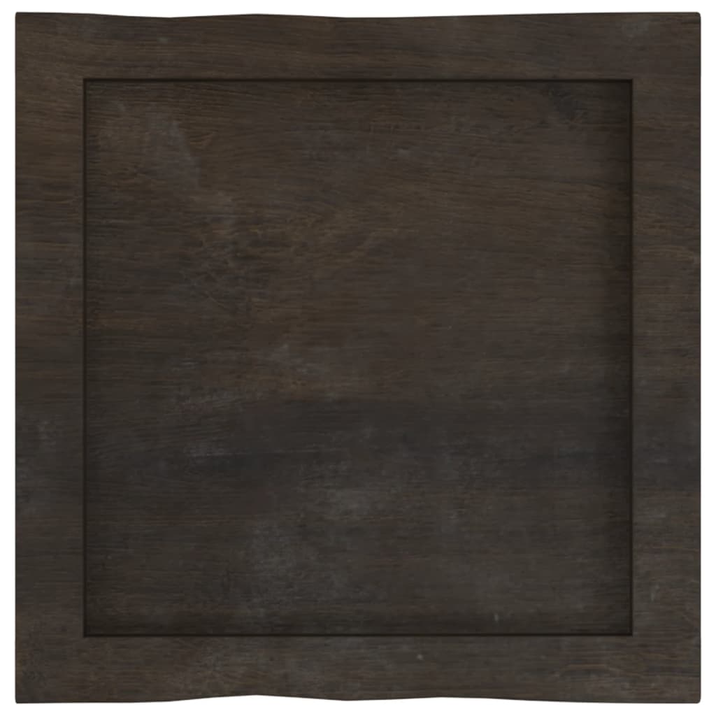 Dessus de table bois massif traité bordure assortie Plateaux de table vidaXL