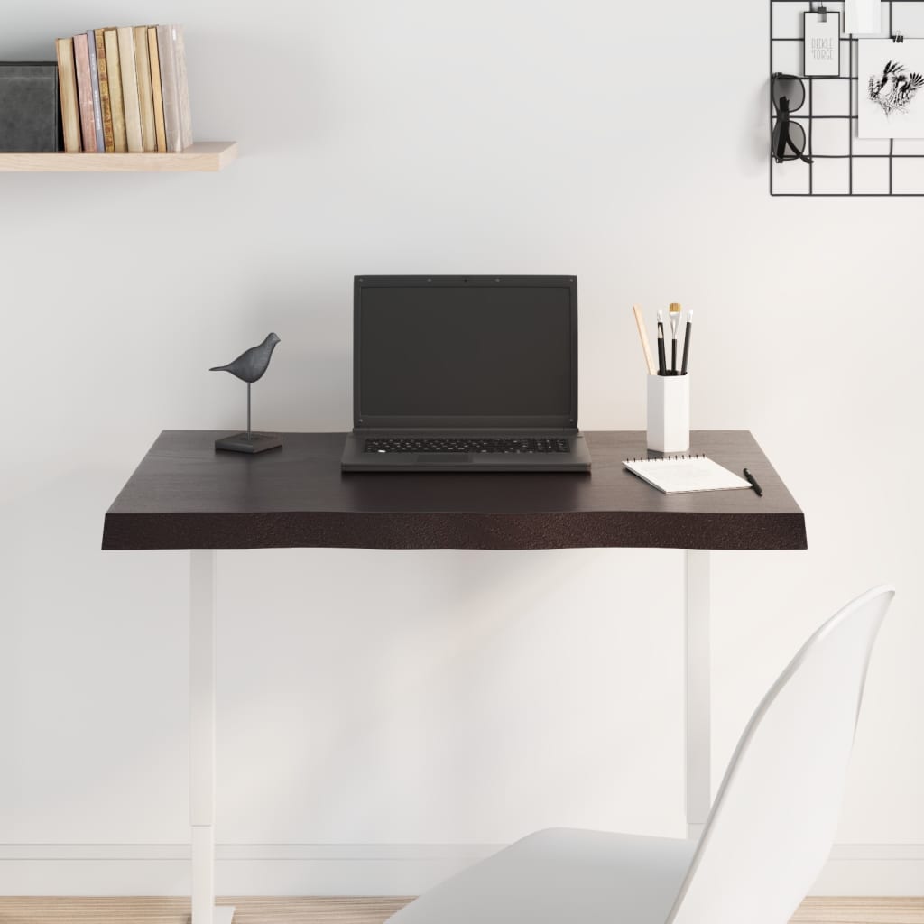 Dessus de table bois massif traité bordure assortie - XIOS