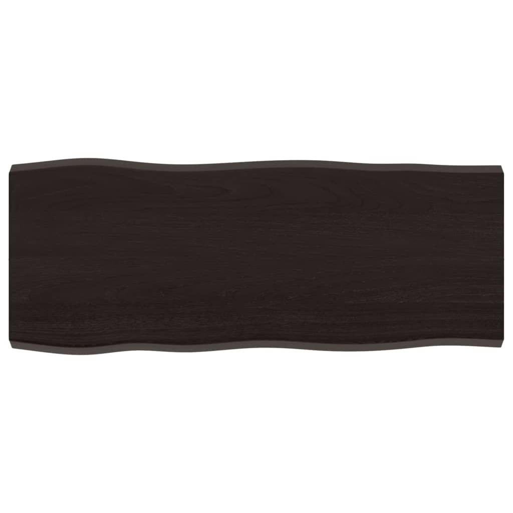 Dessus de table bois massif traité bordure assortie Plateaux de table vidaXL