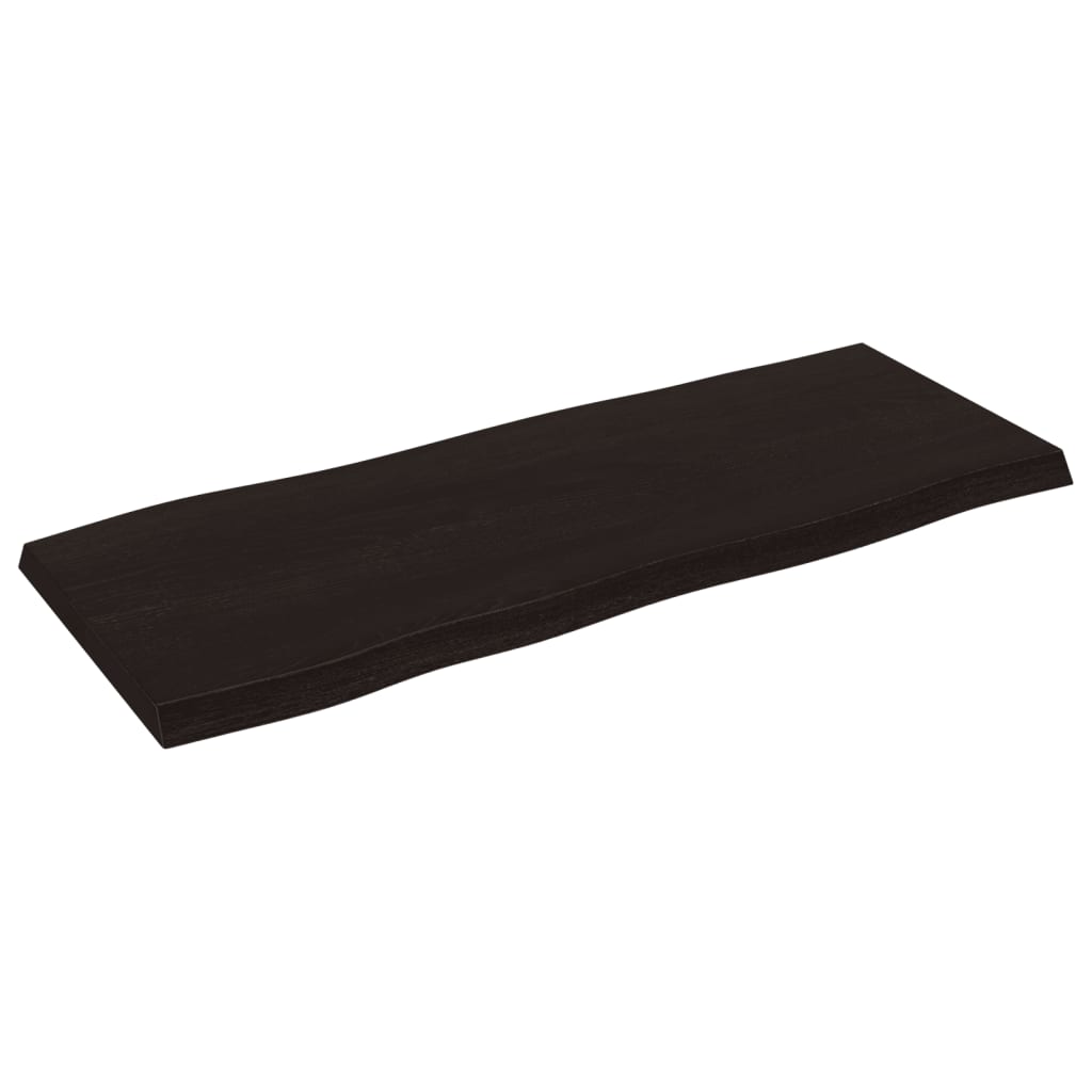 Dessus de table bois massif traité bordure assortie Plateaux de table vidaXL