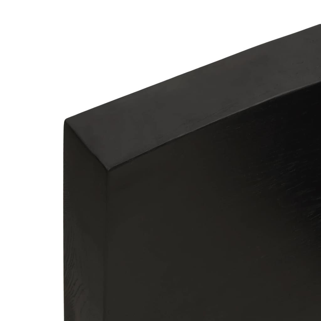 Dessus de table bois massif traité bordure assortie Plateaux de table vidaXL