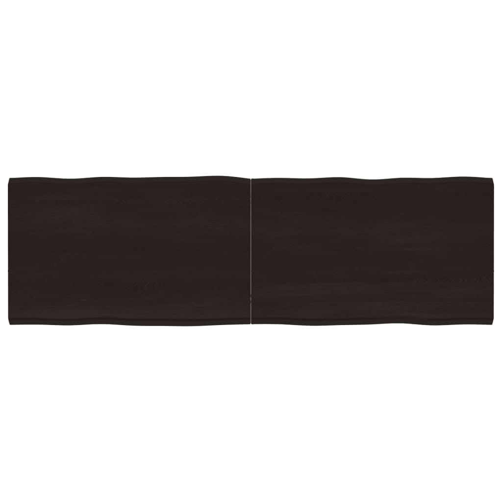 Dessus de table bois massif traité bordure assortie Plateaux de table vidaXL