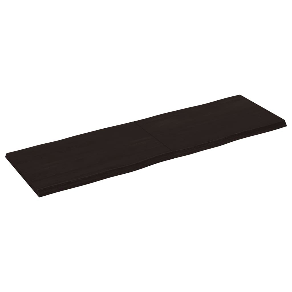 Dessus de table bois massif traité bordure assortie Plateaux de table vidaXL
