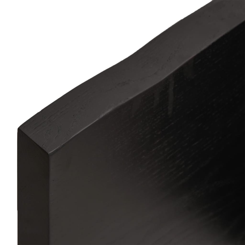 Dessus de table bois massif traité bordure assortie Plateaux de table vidaXL