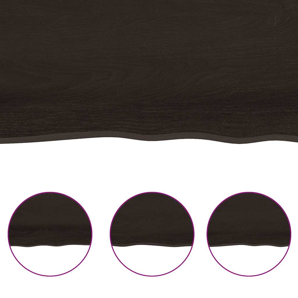 Dessus de table bois massif traité bordure assortie - XIOS