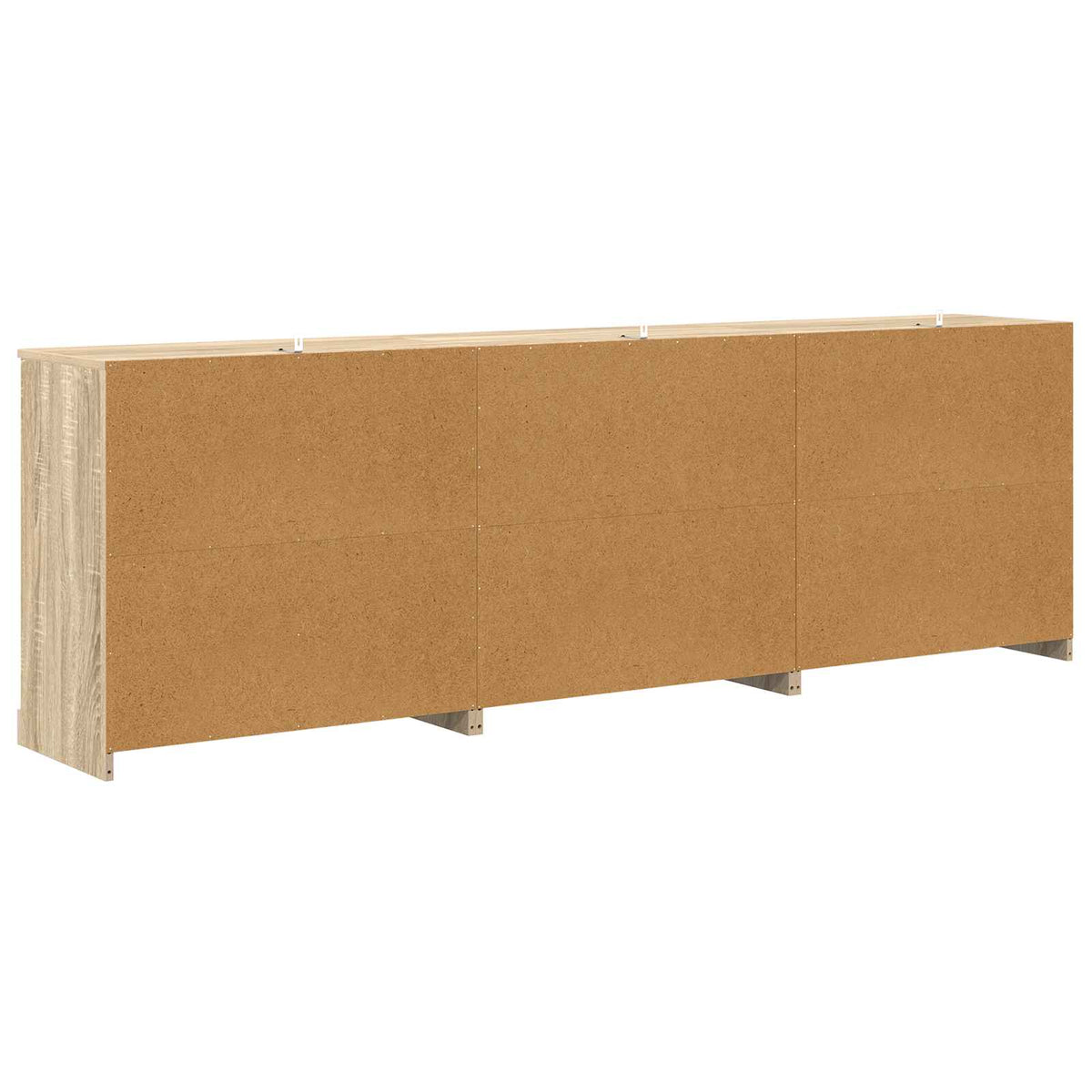 Buffets 3 pcs Chêne sonoma Bois d'ingénierie