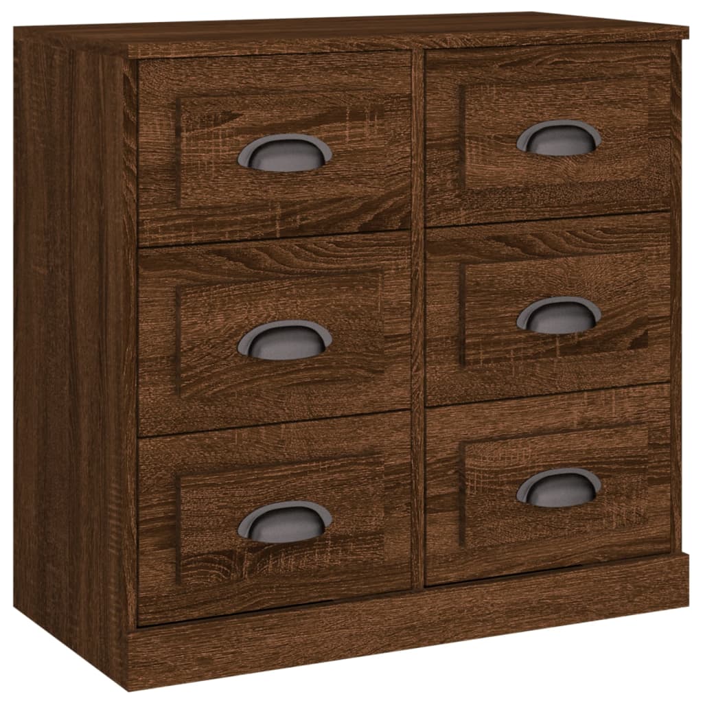 Buffets 2 pcs chêne marron bois d'ingénierie - XIOS