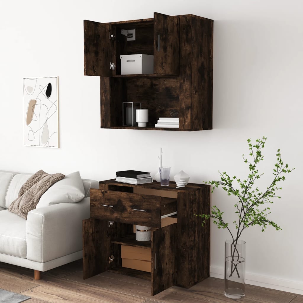 Buffet haut Chêne fumé Bois d'ingénierie - XIOS