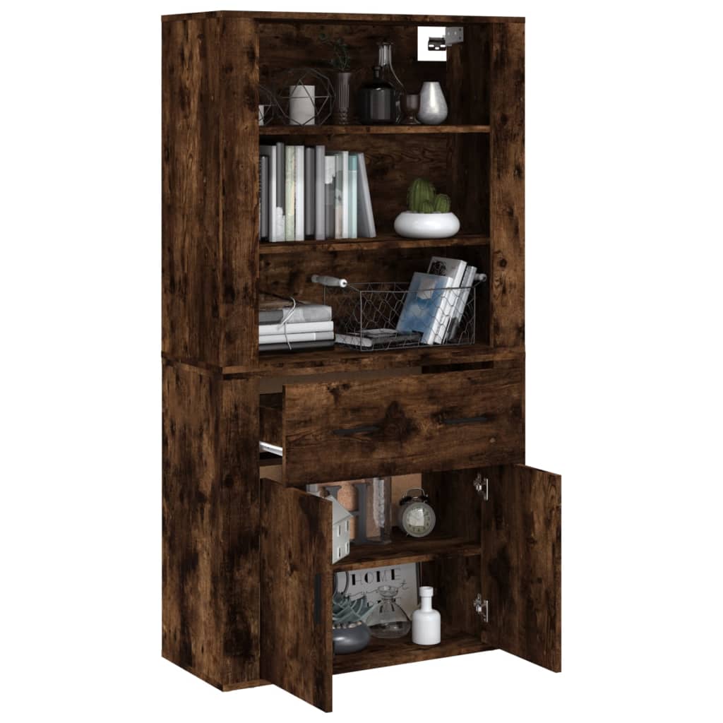 Buffet haut Chêne fumé Bois d'ingénierie - XIOS