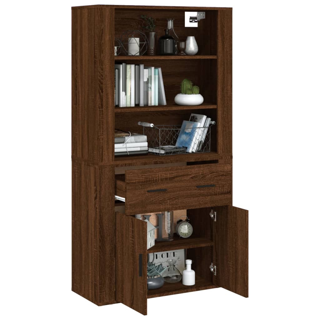 Buffet haut Chêne marron Bois d'ingénierie - XIOS