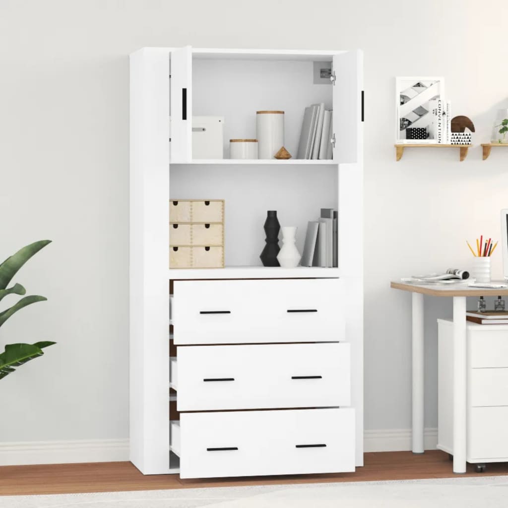 Buffet haut Blanc Bois d'ingénierie - XIOS