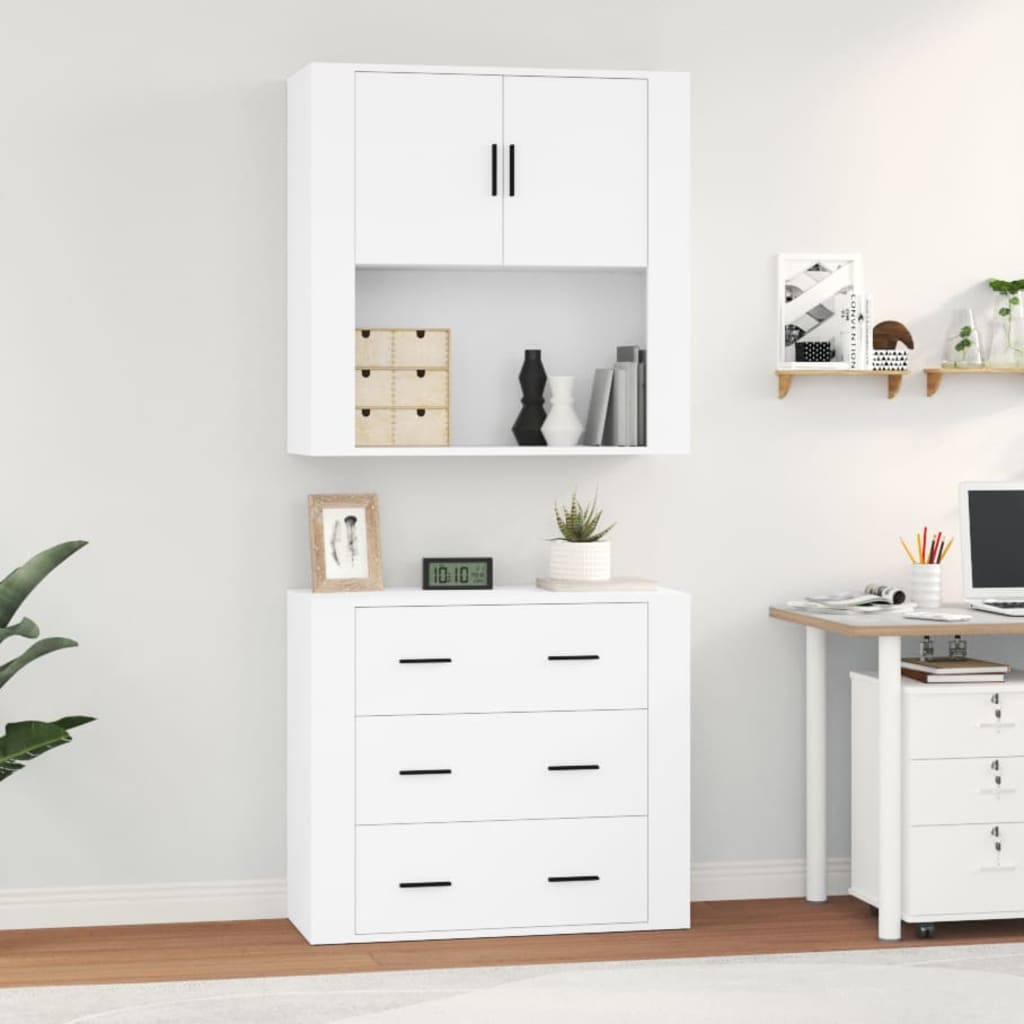 Buffet haut Blanc Bois d'ingénierie - XIOS