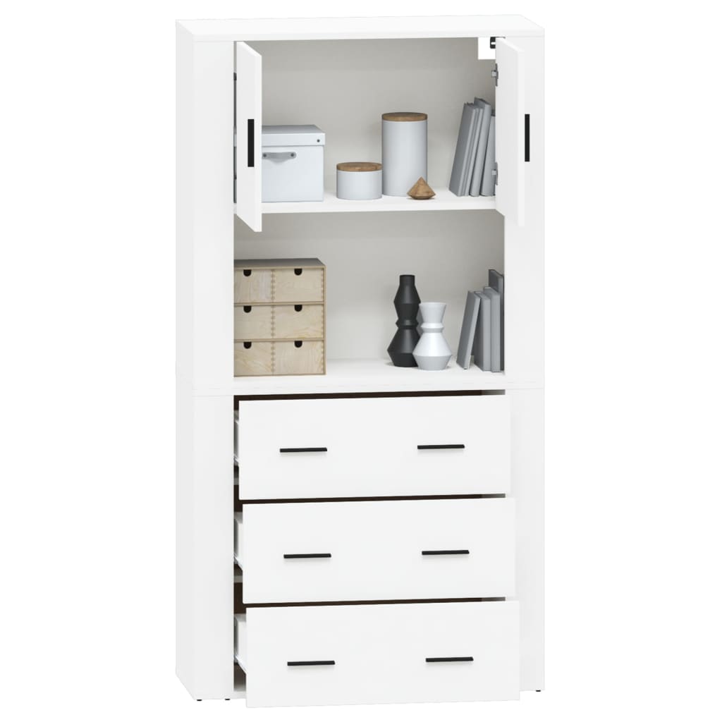 Buffet haut Blanc Bois d'ingénierie - XIOS