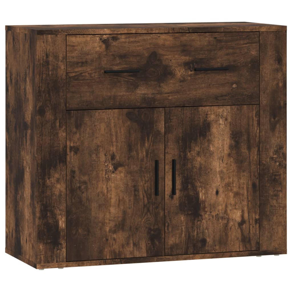 Buffets 3 pcs Chêne fumé Bois d'ingénierie - XIOS