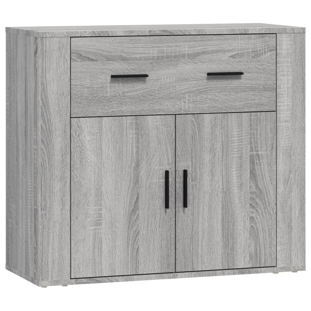 Buffets 3 pcs Sonoma gris Bois d'ingénierie - XIOS