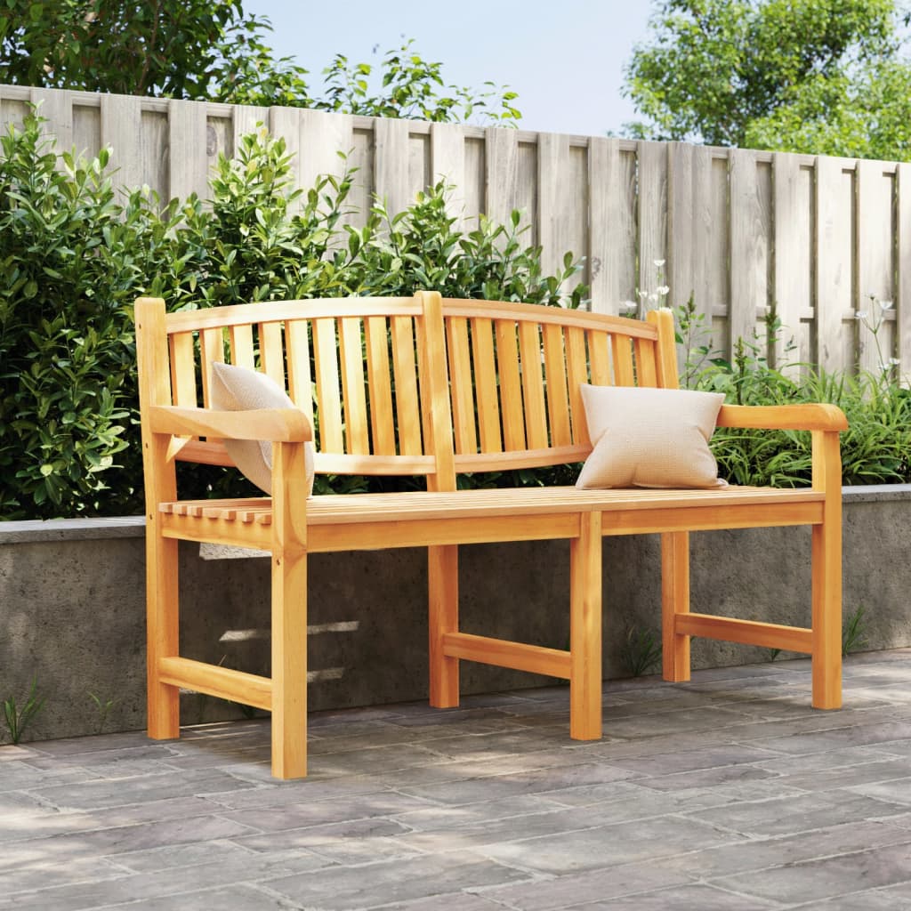 Banc de jardin 149,5x60x90 cm bois de teck solide Bancs de jardin vidaXL