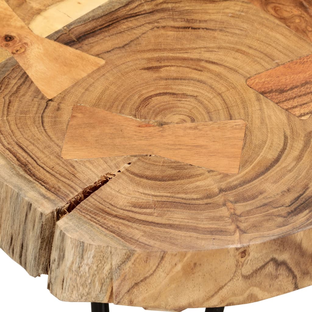Table basse 36 cm 4 troncs bois d'acacia massif - XIOS