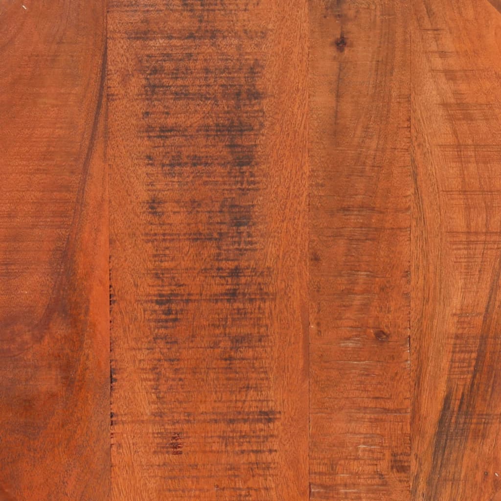 Table basse Ø 52x30 cm bois de manguier brut massif - XIOS