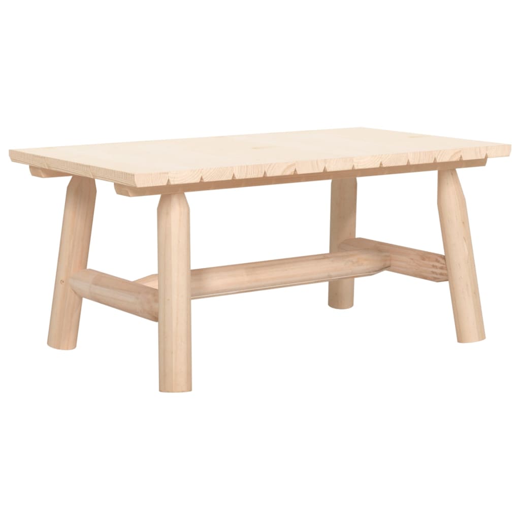 Ensemble de salon de jardin 4 pcs bois massif d'épicéa