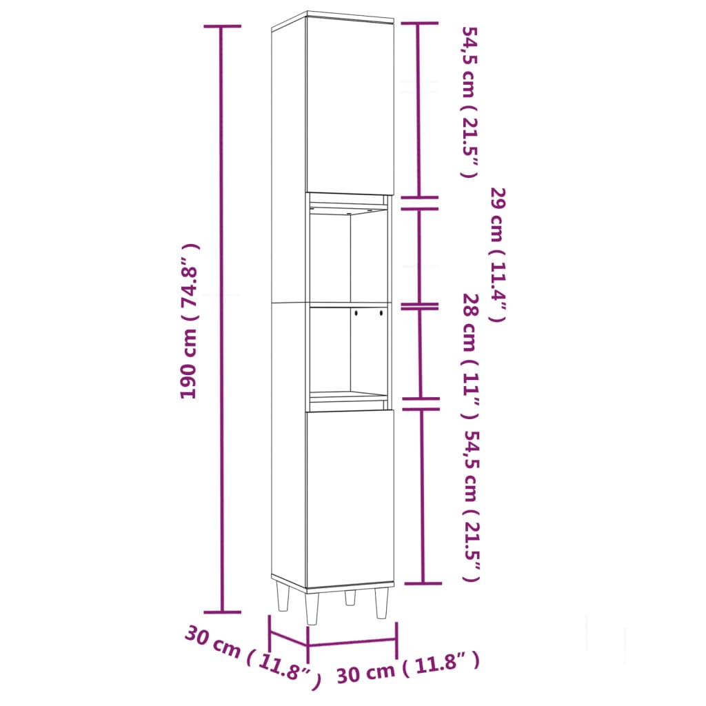 Ensemble de meubles de salle de bain 3 pcs gris béton Ensembles de mobilier pour salles de bains vidaXL