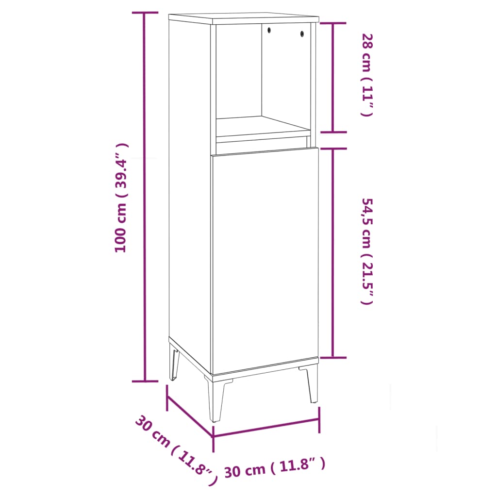 Ensemble de meubles salle de bain 3 pcs noir bois d'ingénierie Ensembles de mobilier pour salles de bains vidaXL