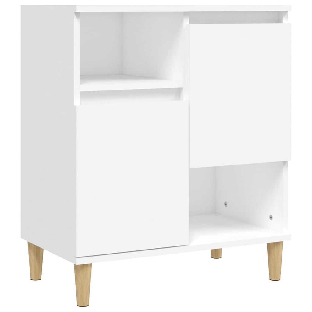 Buffets 2 pcs blanc 60x35x70 cm bois d'ingénierie - XIOS